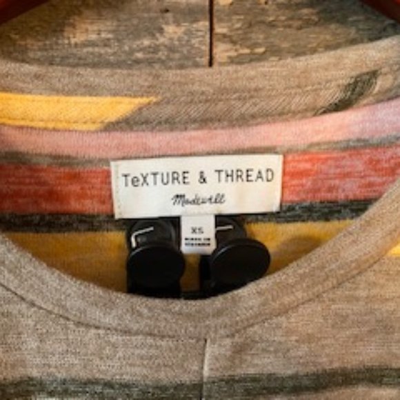 Texture & Thread Modern Tie-Front Top - Picture 2 of 5